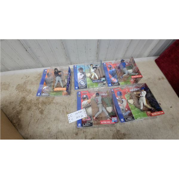 McFarlane's Sportspicks MLB Series 1 Figures, Pujols, Ichiro, Sosa, Green, Piazza 5x in packages0