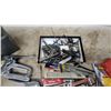 Image 4 : Blue-Framed Hacksaw with Orange Blade, Staplers, Drill Bits, Hole Saws, DeWalt Bits and More