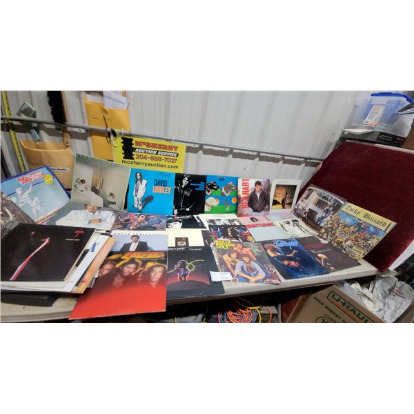 Lot of Vinyl LP Records Incl. Steely Dan "Aja", Dire Straits, Bruce Springsteen, Erasure Appox 45x