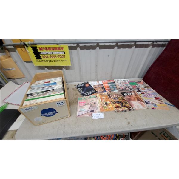 Assorted Vintage Magazines Including House & Home, GQ, Victoria, Fine Woodworking