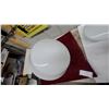 Image 6 : 3 Vintage Milk Glass Flushmount Ceiling Light Fixtures with Chrome and Metal Mounting Hardware