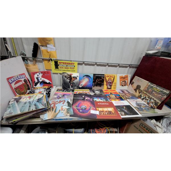 Assortment of Vinyl LP Records Including St.