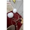 Image 6 : Vintage Light Fixtures: Copper Two-Light Pendant, Brass Sconce, Gold Semi-Flush Mount and More