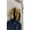 Image 2 : Arctic Expedition Navy Puffer Jacket with Fur-Lined Hood, Size 3X, Model 43698-29