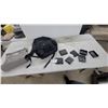 Image 1 : Michael Kors Grey Leather Shoulder Bag, Swiss Gear Black Backpack, Wallets, and More