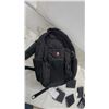 Image 2 : Michael Kors Grey Leather Shoulder Bag, Swiss Gear Black Backpack, Wallets, and More