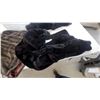 Image 3 : Vintage Fur Garments Including Brown Faux Fur Coat, Black Fur Coat, and Black Tail Stole
