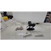 Image 1 : Black Beauty Collectible Horse Figurines, Black Rearing and White Rearing, with Certificate