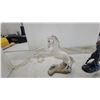 Image 2 : Black Beauty Collectible Horse Figurines, Black Rearing and White Rearing, with Certificate