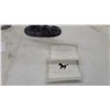 Image 6 : Black Beauty Collectible Horse Figurines, Black Rearing and White Rearing, with Certificate