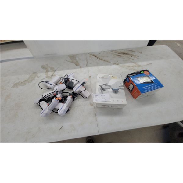 Laser X Laser Tag Blasters, C99 Drone, and Garmin Nüvi 760 GPS Navigator