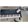 Image 3 : Yamaha PortaSound PSS-450 Electronic Keyboard with X-Style Stand, Cables, and More