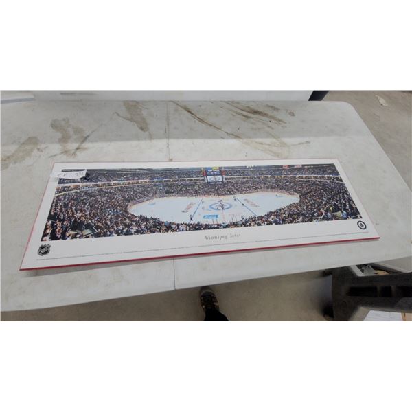 Winnipeg Jets NHL Panoramic Print, MTS Centre Face-Off 2011, True North Sports & Entertainment