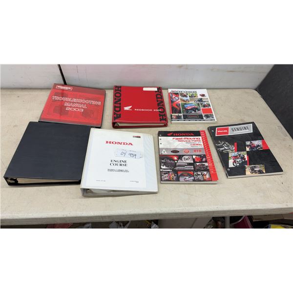 Honda Manuals Including Troubleshooting, Redbook 2001, Engine Course, Dealer Catalog and More