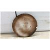 Image 2 : Round Wall Plaque with Embossed Village Scene, 11 1/2" Diameter
