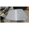 Image 2 : Gray Laminate Two-Piece Rounded Rectangular Table 30 x 48 x 42"