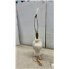 Image 7 : Aladdin Alacite Vintage Electric Table Lamp with Urn Body, Floral Pattern and Final Shade, 24" H