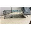 Image 2 : Two Live Animal Traps, Single Door Spring-Loaded, 12 x 10 x 32" & 7 1/2 x 7 x 7"