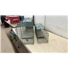 Image 5 : Two Live Animal Traps, Single Door Spring-Loaded, 12 x 10 x 32" & 7 1/2 x 7 x 7"