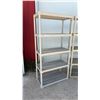 Image 2 : Three 5-Tier Plastic Shelving Units 72 x 18 x 36