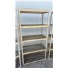 Image 4 : Three 5-Tier Plastic Shelving Units 72 x 18 x 36