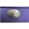 Image 4 : Jetstream Purple Two-Wheel Upright Rolling Suitcase with Exterior and Interior Zippered Pockets