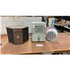 Image 1 : Vintage White Star Heater, NOMA 900W/1500W Electric Heater and Sunbeam SFH1000-CN Fan Heater