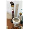 Image 5 : Vintage Cup Dispenser, Assorted Figurines, Faux Flowers, & More