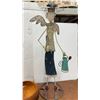 Image 4 : Metal Angel Garden Figure, Wood Bowl, & Red Walnut Nutcracker