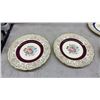 Image 3 : Set of 6 Johnson Bros. Victorian Pattern Decorative Plates with Floral Bouquet and Gold Border