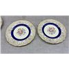 Image 4 : Set of 6 Johnson Bros. Victorian Pattern Decorative Plates with Floral Bouquet and Gold Border