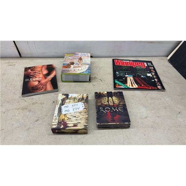 Books & Magazines: 1001 Movies You Must See Before You Die, Opportunity Winnipeg Magazine,  & Rome 2