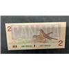 Image 2 : 1986 Bank of Canada $2 Banknote, Birds of Canada Series, Serial CBH1533221