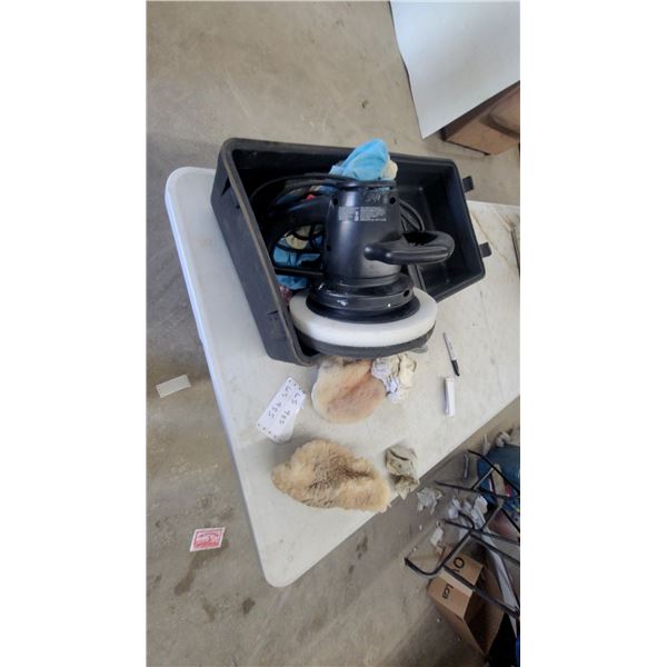 Craftsman Dual-Handle Orbital Car Polisher/Buffer with Case, Foam Pad, and Bonnets