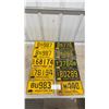 Image 1 : 10 Manitoba License Plates: 1952, 1958 and 1964 