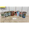 Image 1 : Vintage Oil Cans, Quaker State, Esso, Shell, Chryco, Castrol GTX, Imperial Oil and More
