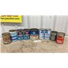 Image 1 : Vintage Automotive Cans, Texaco, Conoco, STP, Chryco, Canadian Tire, Kendall and Co-Op HD7