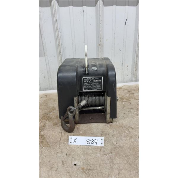 Superwinch 12 Volt Electric Winch by Haulamatic Corp. with Cable and Hook