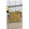 Image 4 : Vintage Canvas Military Haversack, Pair of Rubber Game Calls, and Folding Pocket Knife