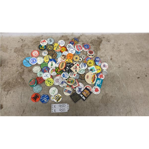 Large Collection of Vintage Manitoba Promotional and Commemorative Pins, Hockey, Events and More