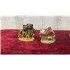 Image 4 : Red Rose Tea Whimsies Ceramic Figurines Including Animals, Cottage, Butterflies, and More