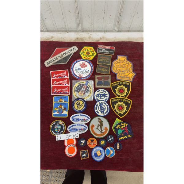 Vintage Embroidered Patch Collection: Briggs & Stratton, Honda, Ford, CAW-TCA, Scouting and More