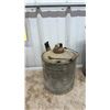 Image 8 : Four Metal Gas Cans, Various Sizes