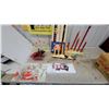 Image 1 : Vintage Christmas Décor Including GE Outdoor Glow Set 25 Lights, Candle Lights, Ornaments and More