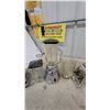 Image 7 : Vintage Champion Household Juicer by Plasti-Kot Manufacturing With Hopper and Plunger Attachments