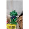 Image 7 : Marionettes, Fire Marshal Hat, Clown Lamp, Hulk Figure, Toys Guide, Native Doll, Fire Truck and Mor