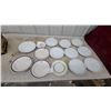 Image 1 : Vintage Commercial Dinnerware Lot, America West Airlines, Carlton Club, HBC Plates and More