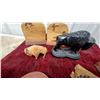 Image 3 : Native American Chief Bust Sculpture, Amethyst Geode, Wooden Carvings, Figurines and More