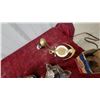 Image 2 : Nautical Brass-Tone Anchor and Life Ring Wall Sconce Light Fixture Ashtrays Pulll Matches