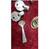 Image 6 : Vintage Ice Pick Bottle Opener CIL Explosives Belt Buckle and Cash Register Keys and More